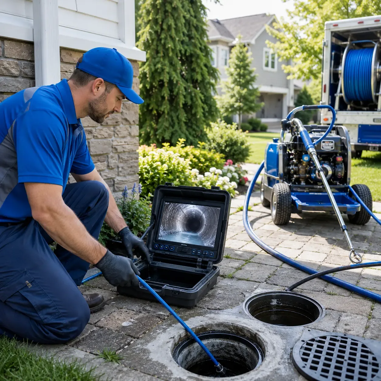 Outdoor drain cleaning professionals serving Farber, MO